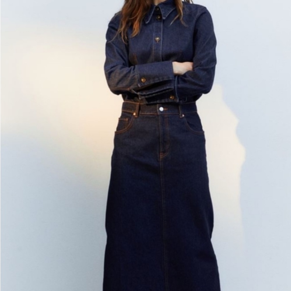 H&M top and bottom denim set